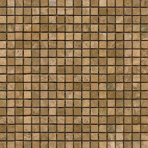 Mrazuvzdorná kamenná mozaika v béžové barvě o rozměru 30,5x30,5 cm a tloušťce 7 mm s matným povrchem. Základní prvek ve tvaru čtverce o rozměru 1,5x1,5 cm.
