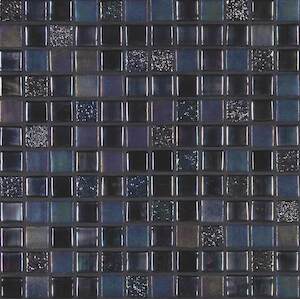 Skleněná mozaika Mosavit Sundance negro 30x30 cm mat / lesk SUNDANCENE