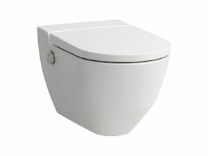 Akční balíček Laufen NAVIA závěsné WC + podomítkový modul + WC tlačítko chrom lesk + reproduktor