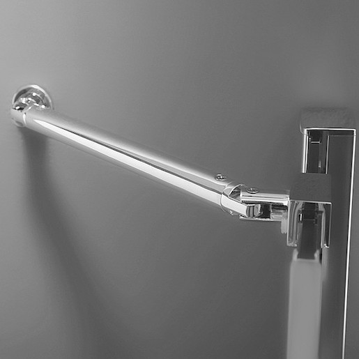 Sprchové dveře Roltechnik jednokřídlé 80 cm, čiré sklo, chrom profil TDN1800TBR