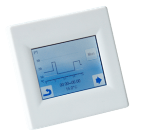 Dotykový termostat od firmy Fineza. Pro snadné ovládání teploty  ve vašem domě.