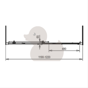 Sprchový kout Anima T-Linea obdélník 120 cm, čiré sklo, chrom profil TL12080TLSET