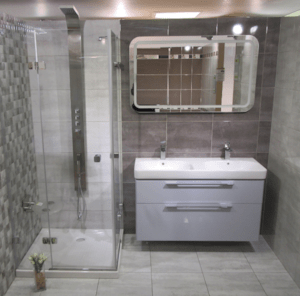 Sprchový panel Anima Top Shower New na stěnu s termostatickou baterií nerez TOPSHOWERNEW