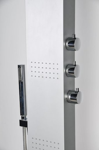 Sprchový panel Ravak Jet na stěnu hliník X01501