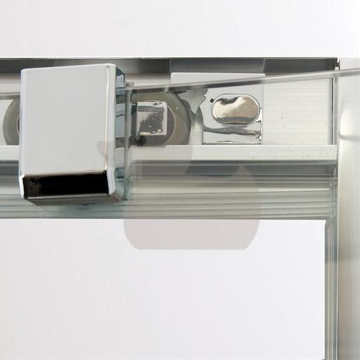 Sprchový kout Anima T-Pro čtvrtkruh 90 cm, R 550, neprůhledné sklo, chrom profil TPSNEW90ROCRG