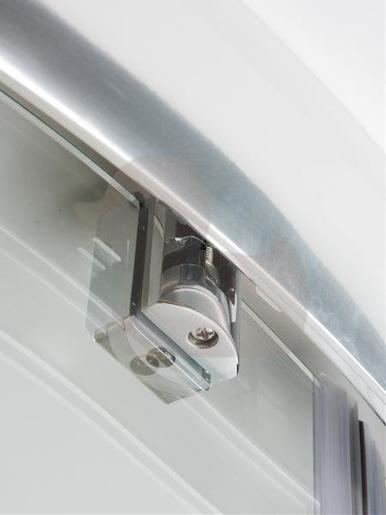 Sprchový kout Anima T-Pro čtvrtkruh 90 cm, R 550, neprůhledné sklo, chrom profil TPSNEW90ROCRG
