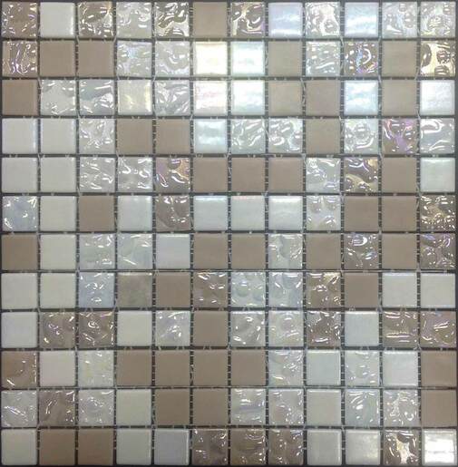 Skleněná mozaika Mosavit Trendy beige 30x30 cm mat / lesk TrendYBE