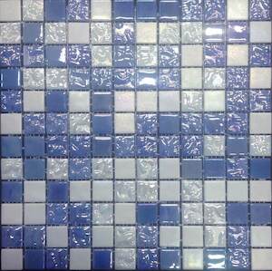Skleněná mozaika Mosavit Trendy celeste 30x30 cm mat / lesk TrendYCE