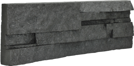 Obklad Vaspo Kámen lámaný tmavě šedá 10,7x36 cm reliéfní V53006