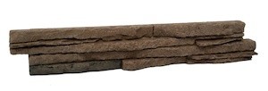 Obklad Vaspo kámen považan hnědá 6,7x37,5 cm reliéfní V53202
