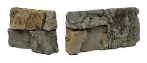 Obklad Vaspo kámen srubový šedá 10,8x15,5, 10,8x23,5, 10,8x39 cm reliéfní V53204