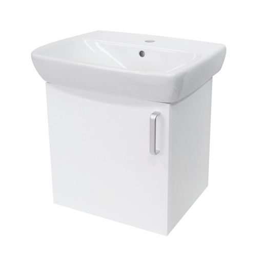 Koupelnová skříňka s umyvadlem Naturel Vario Dekor 55x44 cm bílá VARIO55BIBL