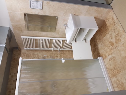 Koupelnová skříňka s umyvadlem Naturel Vario Dekor 60x46 cm bílá VARIO60BIBL