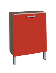 Koupelnová skříňka nízká Naturel Vario 60x30 cm červená VARIOK60DBCE