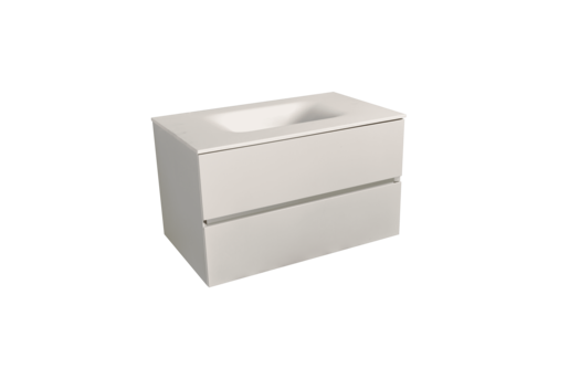 Koupelnová skříňka s umyvadlem bílá mat Naturel Verona 66x51,2x52,5 cm bílá mat VERONA66BMBM