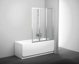 Elegantní vanová zástěna VS3 RAVAK, je praktickým doplňkem k vaně. Již se nemusíte bát, že při sprchování vytopíte koupelnu. Po sprchování se zástěna snadno složí to vnitřní části vany tak, aby voda odkapala dovnitř, nikoliv na podlahu koupelny. 