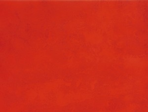 Obklad v červené barvě o rozměru 25x33 cm a tloušťce 7 mm s lesklým povrchem. Vhodné pouze do interiéru. S malými rozdíly v odstínu barev, struktury povrchu a kresby. Made by RAKO.