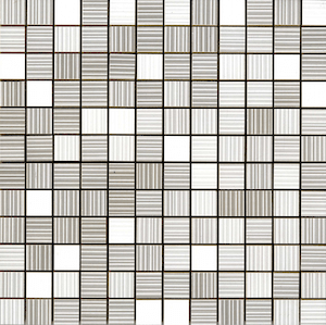 Mozaika Fineza Vibrazioni graphite 30x30 cm lesk WDM02021.1