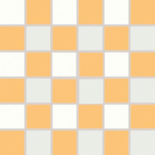 Mozaika Rako Tendence bílooranžová 30x30 cm pololesk WDM06156.1