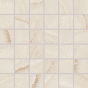 Mozaika Rako Onyx tmavě béžová 30x30 cm lesk WDM06835.1