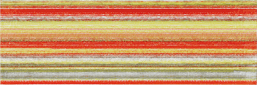Dekor Rako Tendence červenozelená 20x60 cm lesk WITVE006.1