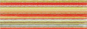 Dekor Rako Tendence červenozelená 20x60 cm lesk WITVE006.1