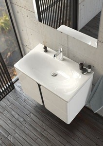 Koupelnová skříňka pod desku Ravak Balance 80x50x46 cm Bílá lesk X000001369