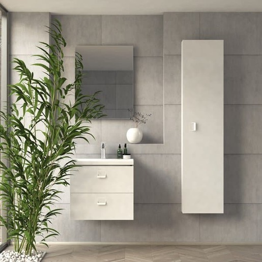 Koupelnová skříňka vysoká Ravak Comfort 35x160x32 cm Bílá lesk X000001383