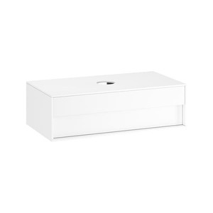 Koupelnová skříňka pod umyvadlo Ravak Step 100x30,5x54 cm Bílá/bílá lesk X000001429