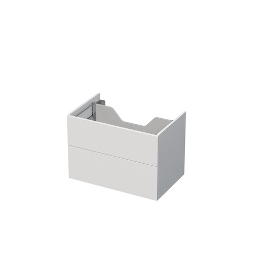 Koupelnová skříňka pod desku Naturel Ratio 80x56x50 cm bílá lesk ZB802Z56PU.9016G