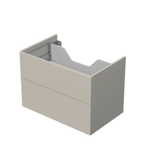 Koupelnová skříňka pod desku se 2 zásuvkami Naturel Ratio 80x56x50 cm kašmír mat ZB802Z56PU.A3746