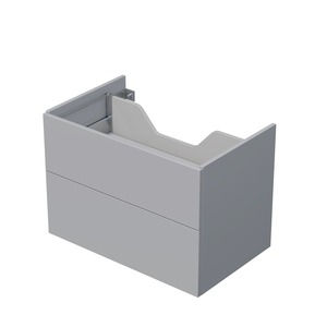 Koupelnová skříňka pod desku se 2 zásuvkami Naturel Ratio 80x56x50 cm šedá mat ZB802Z56PU.A5866
