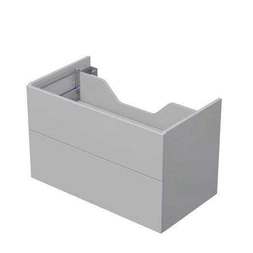 Koupelnová skříňka pod desku se 2 zásuvkami Naturel Ratio 90x56x50 cm šedá lesk ZB902Z56PU.A2736
