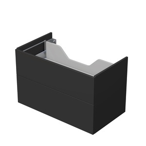 Koupelnová skříňka pod desku se 2 zásuvkami Naturel Ratio 90x56x50 cm antracit mat ZB902Z56PU.A3396