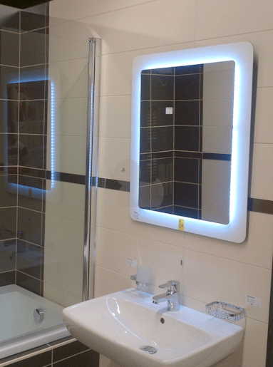 Zrcadlo s LED osvětlením Naturel Pavia Way 60x75 cm ZIL6075LED