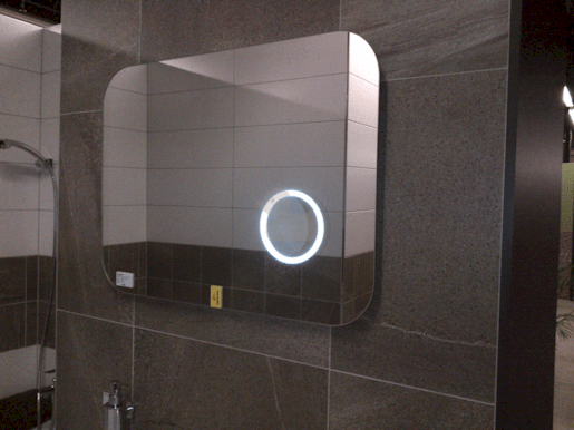 Zrcadlo s LED osvětlením Naturel Iluxit 60x80 cm ZIL6080KZLED