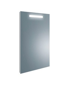 Obdélníkové zrcadlo s LED osvětlením o rozměru 50x70 cm. Barevná teplota osvětlení je 4 000 K (neutrální bílá).  S krytím IP44, je chráněno proti stříkající vodě. Orientace zrcadla na výšku.