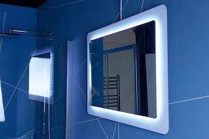 Zrcadlo s LED osvětlením Naturel Pavia Way 90x60 cm ZIL9060LED