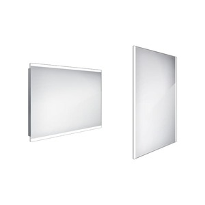 Zrcadlo bez vypínače Nimco 70x100 cm hliník ZP 12004