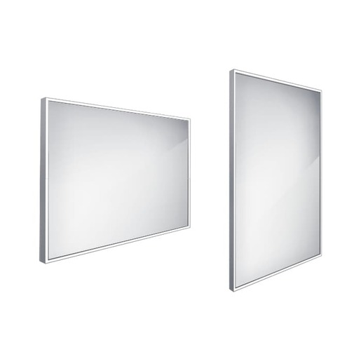 Zrcadlo bez vypínače Nimco 70x100 cm hliník ZP 13004