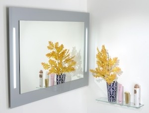 Zrcadlo s osvětlením Amirro Pharos 110x80 cm šedá 900-759