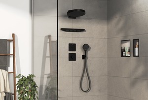Ventil Hansgrohe ShowerSelect Comfort Q bez podomítkového tělesa matná černá 15587670