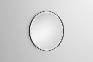Zrcadlo s LED osvětlením Alape 75 cm, černá matná 6745001899