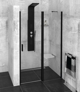 Sprchové dveře 140 cm Polysan Zoom Line černá ZL1314B