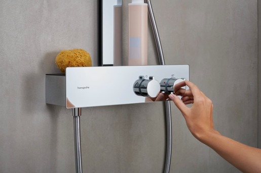 Sprchový systém Hansgrohe Rainfinity na stěnu s termostatickou baterií chrom 26853000