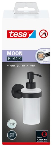 Dávkovač mýdla Tesa Moon Black černá 40565-00000-00