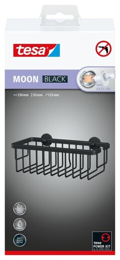 Košík Tesa Moon Black černá 40567-00000-00