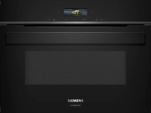 Siemens iQ700, vestavná mikrovlnná trouba, 60 x 45 cm, černá, CE932GXB1