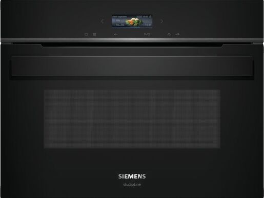 Siemens iQ700, vestavná mikrovlnná trouba, 60 x 45 cm, černá, CE932GXB1