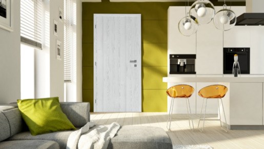 Interiérové dveře Naturel Ibiza posuvné 70 cm borovice bílá posuvné IBIZABB70PO
